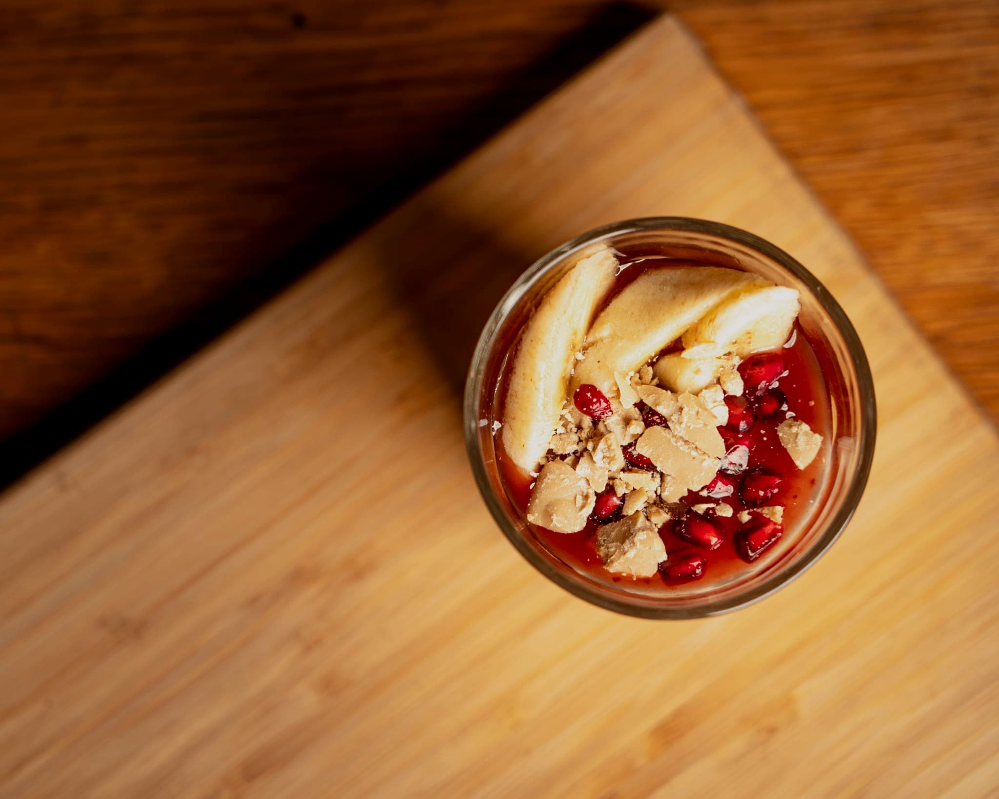 Panacotta banane pécan au café Kaï du WELLI chéri